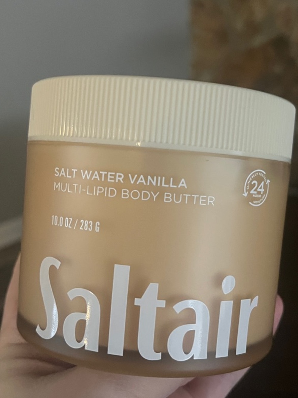 Saltair Salt Water Vanilla Multi-Lipid Body Butter lotion moisturizer - Tan